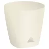 Горшок Амстердам D140 мм с подст. Сливочный 1,35 л