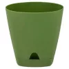 Горшок Амстердам D110 мм с подст. Оливковый 0,65 л