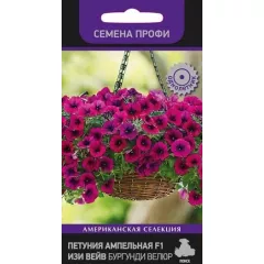 Петуния ампельная Изи Вейв F1 Бургунди Велюр 5 шт ПОИСК