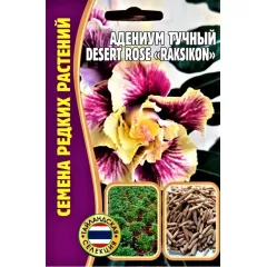 Адениум Тучный DESERT ROSE  RAKSIKON  3 шт РЕДКИЕ СЕМЕНА