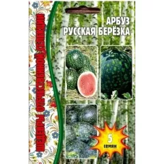 Арбуз Русская березка 5 шт РЕДКИЕ СЕМЕНА