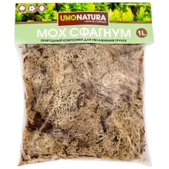 UNONATURA Мох сфагнум 1 л