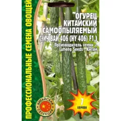 Огурец Китайский Эйч Вай 406 F1 7 шт РЕДКИЕ СЕМЕНА