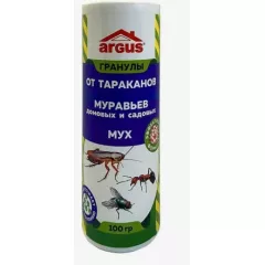Гранулы от тараканов, муравьев, мух 100г ARGUS