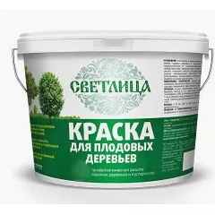 Краска для плодовых деревьев 1,5 кг Светлица