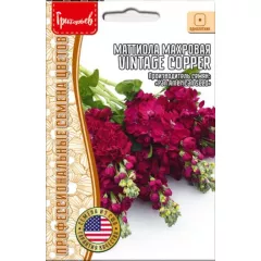 Маттиола махровая VINTAGE COPPER 5 шт РЕДКИЕ СЕМЕНА