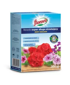 FLOROVIT Флоровит Для комнатных цветов супер длительного действия, гранулы 300 г