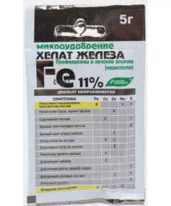 БХЗ Хелат железа 5 г