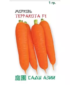 Морковь Терракота F1 1 г Сады Азии