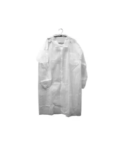 Халат защитный  белый  5 шт в инд упаковке