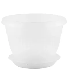 Горшок Фестона прозрачный C поддоном D 17 1,6 л