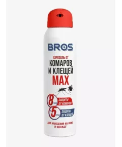 Брос Аэрозоль от комаров и клещей 90 мл