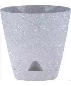 Горшок Амстердам D140 мм с подст. Светлый камень 1,35 л