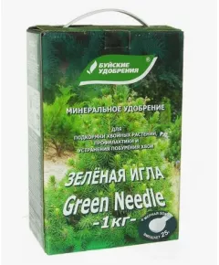 Удобрение "Зеленая игла" коробка 1кг