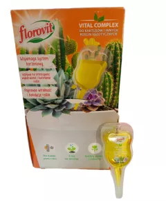 FLOROVIT Флоровит Удобрение VITAL COMPLEX для экзотических растений (кактусов, суккулентов и др.) 30 мл
