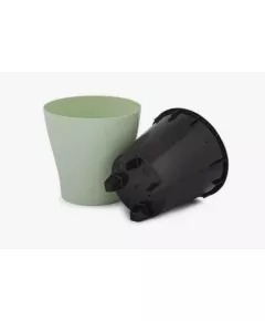 Горшок Лея D160 мм двойной Светло Зеленый 2,2 л