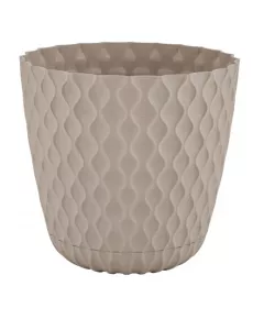 Горшок Вэйв D115 мм подст. Французский платан 0,65 л