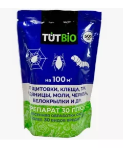 ПРЕПАРАТ 30 ПЛЮС от вредителей 500 мл дой-пак ТУТБИО