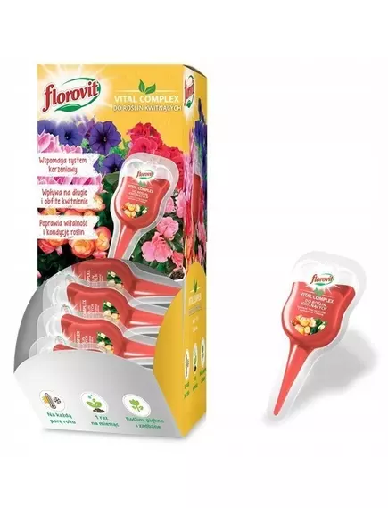 FLOROVIT Флоровит Удобрение VITAL COMPLEX для цветущих растений 30 мл