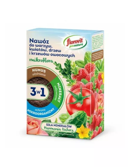 FLOROVIT Флоровит Про Натура Микрофлора 3в1 для овощей, цветов и плодовых 1 кг