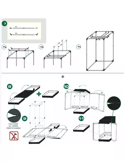 Гроубокс HOMELAB 120L 240X120X200 см