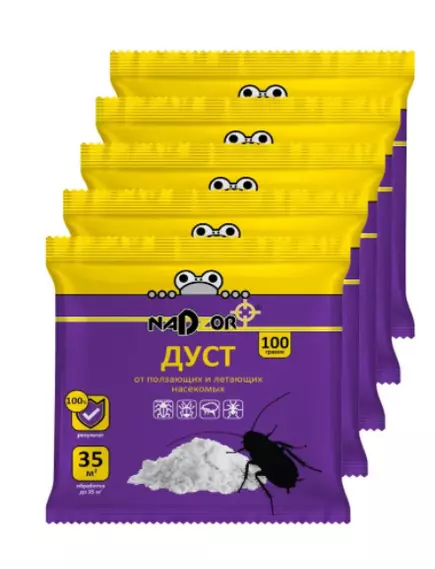 NADZOR Дуст от ползающих насекомых  100 г