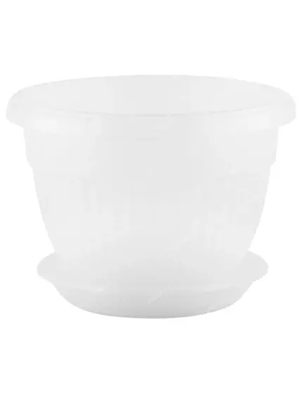 Горшок Фестона прозрачный C поддоном D 17 1,6 л