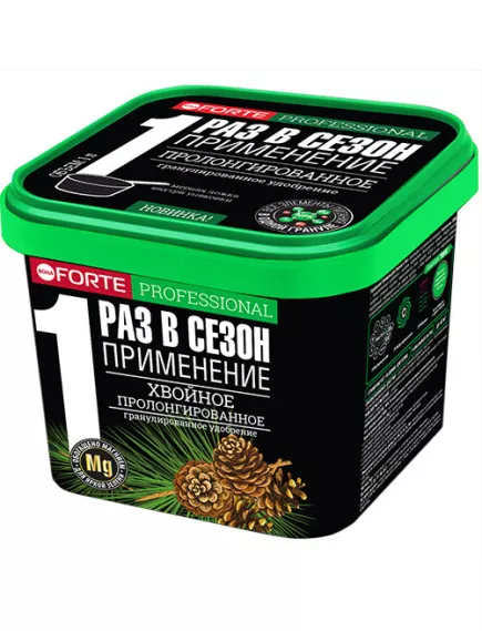 BONA FORTE Бона Форте Удобрение Хвойное гранулированное пролонгированное с биодоступным кремнием 1 л