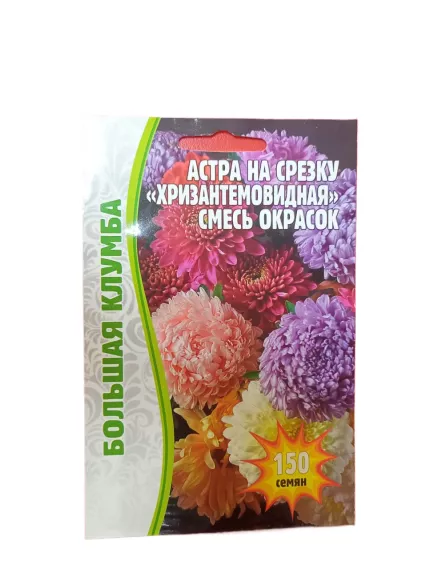 Астра Хризантемовидная смесь на срезку 150 шт РЕДКИЕ СЕМЕНА