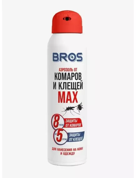 Брос Аэрозоль от комаров и клещей 90 мл