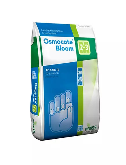 OSMOCOTE BLOOM Осмокот Блум 2-3 мес 12-7-18+MGO+TE 25 кг