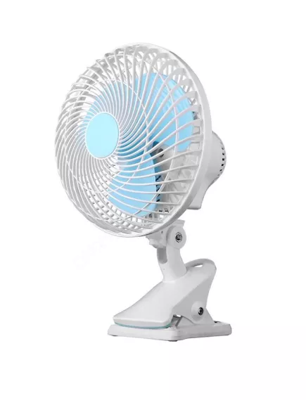 MINI CLIP FAN CROWN Вентилятор для обдува на клипсе 20 W 180 мм