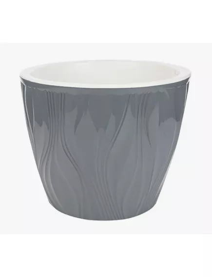 Кашпо Венеция D175 мм Серый 3 л