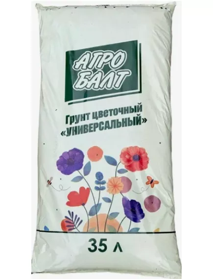 Агробалт Грунт цветочный Универсальный 35 л