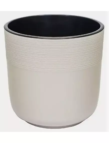 Горшок Линель D190 мм двойной Бежевый 4,5 л