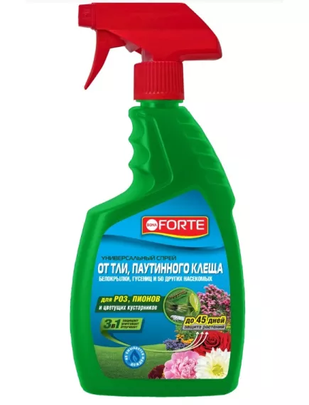 BONA FORTE Бона Форте Спрей от Тли, Паутинного Клеща и 50 видов насек 750 мл