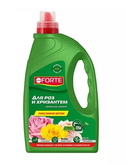 BONA FORTE Бона Форте для Роз и Хризантем жидкое удобрение 1,5 л