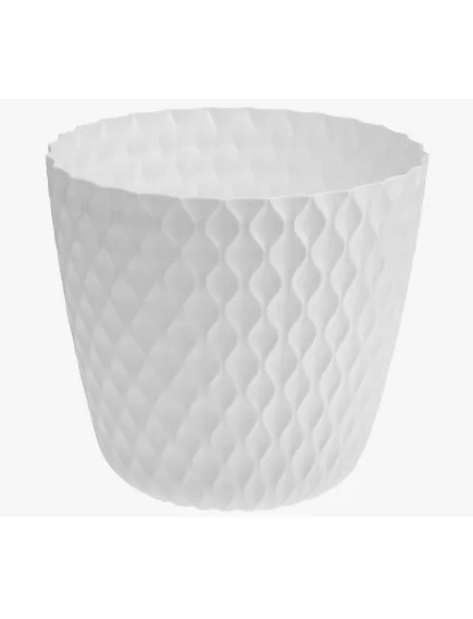 Горшок Вэйв D175 мм подст. Белоснежный жасмин 2,5 л