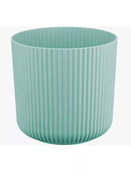 Кашпо Вельвет D140 мм с подст. Морская волна 1,6 л
