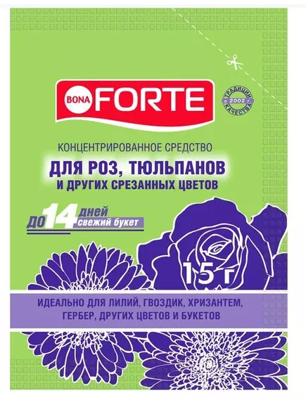 BONA FORTE Бона Форте Средство сухое для срезанных цветов 15 г